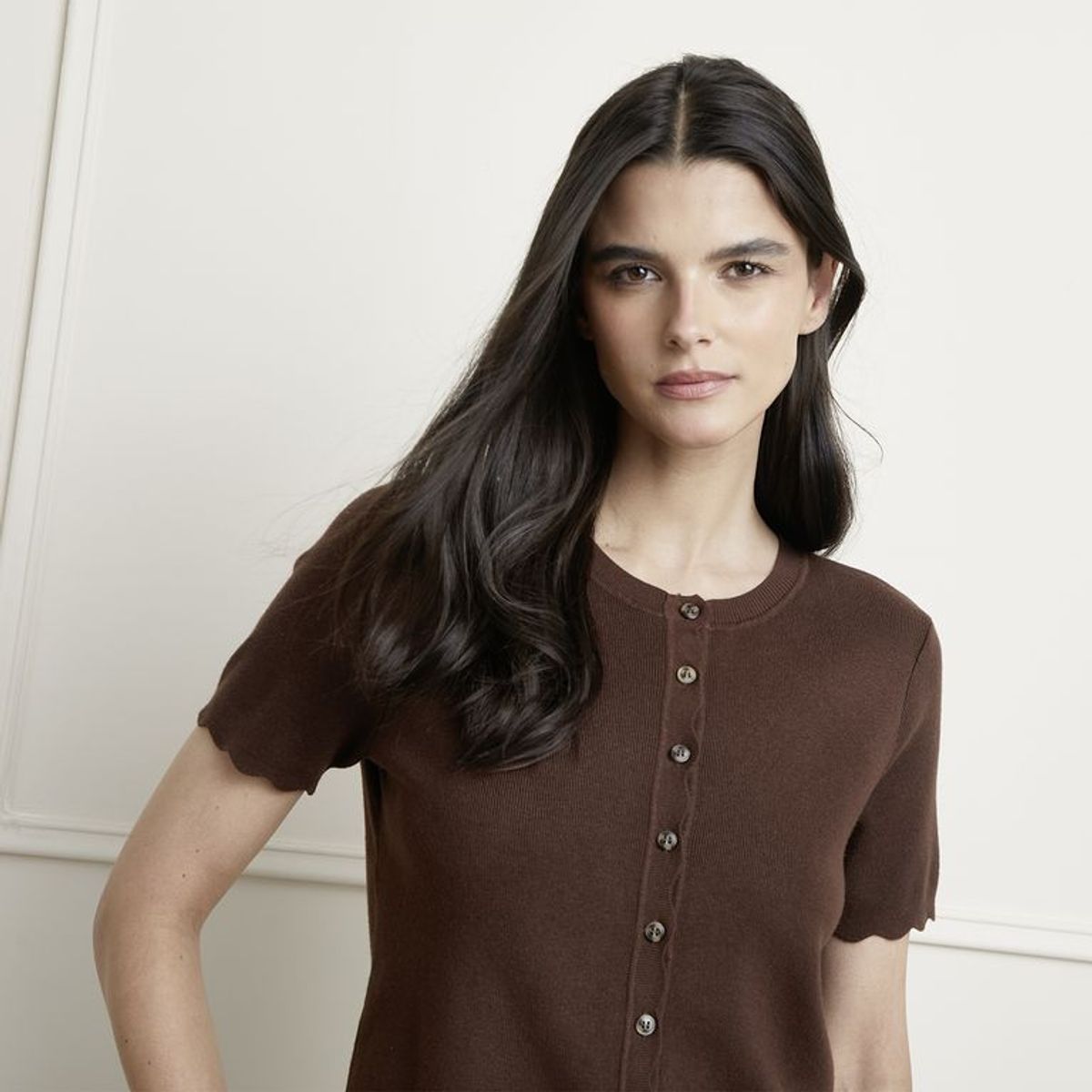BASEMENT - Blusa Mujer Manga corta Basement