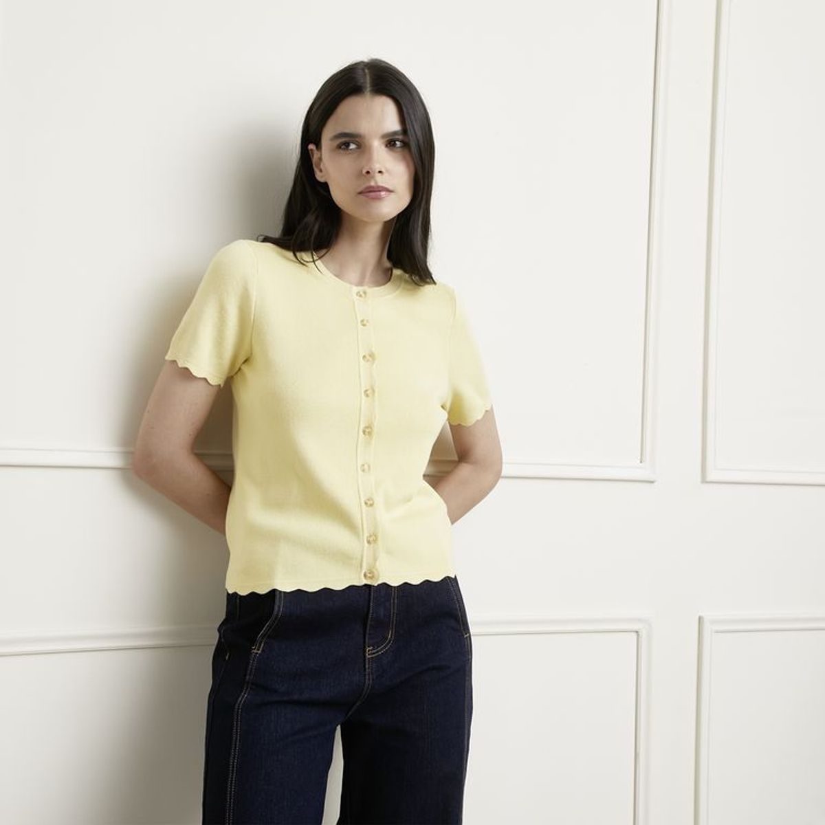 BASEMENT - Blusa Mujer Manga corta Basement