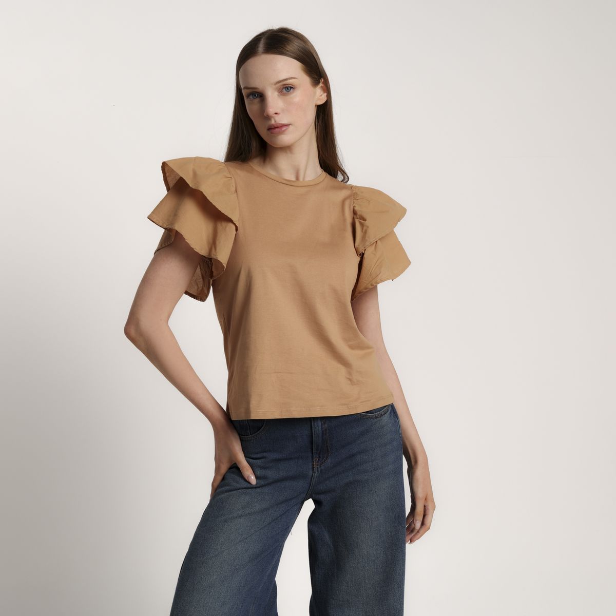 BASEMENT - Camiseta Mujer Manga corta Basement