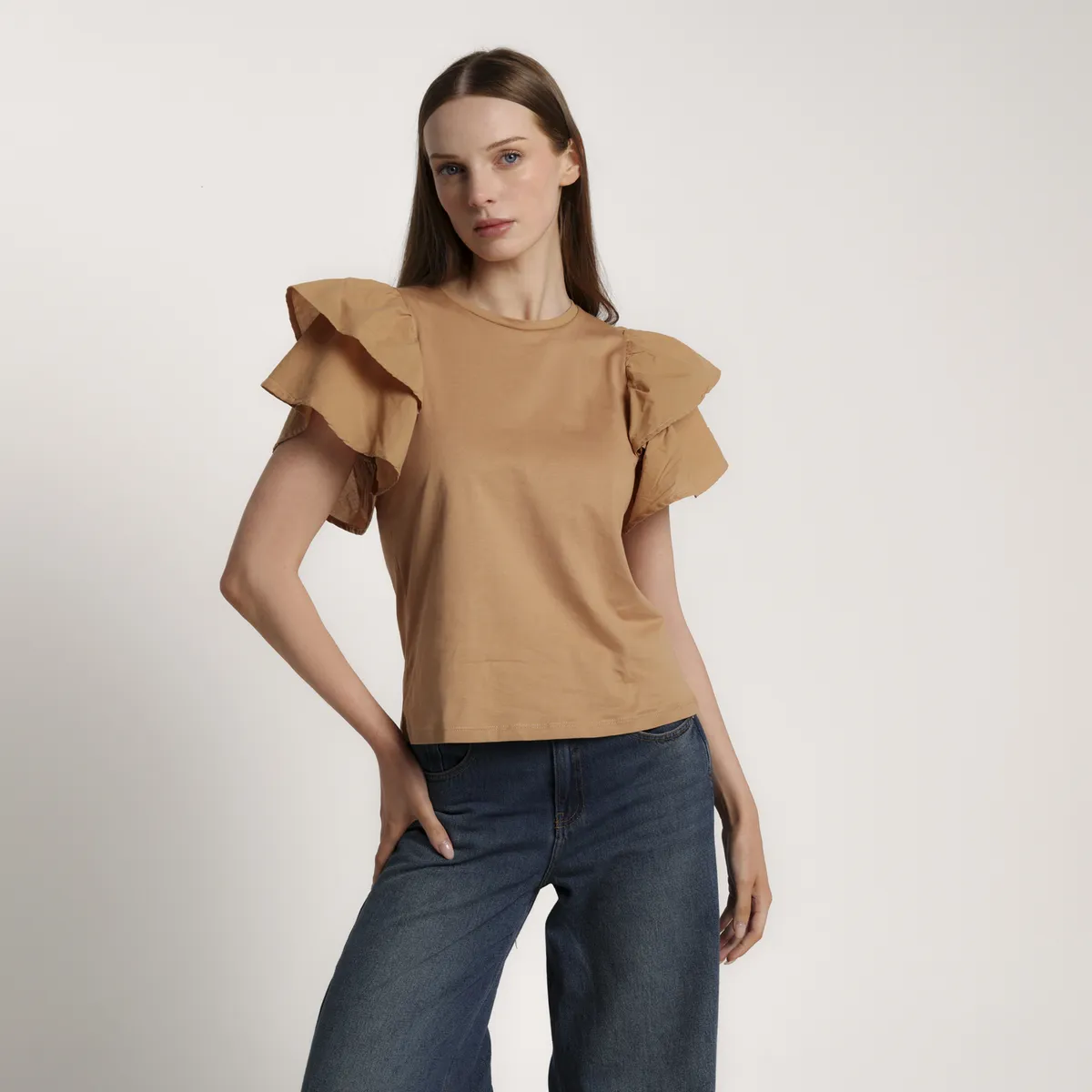 BASEMENT - Camiseta Mujer Manga corta Basement