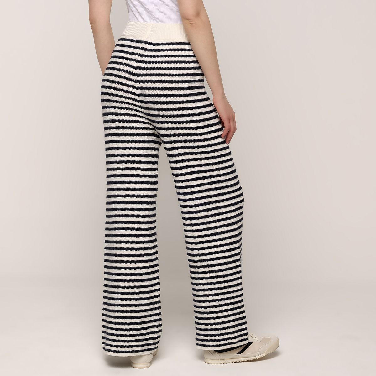 BASEMENT - Pantalón Wide leg Mujer Tiro medio Basement