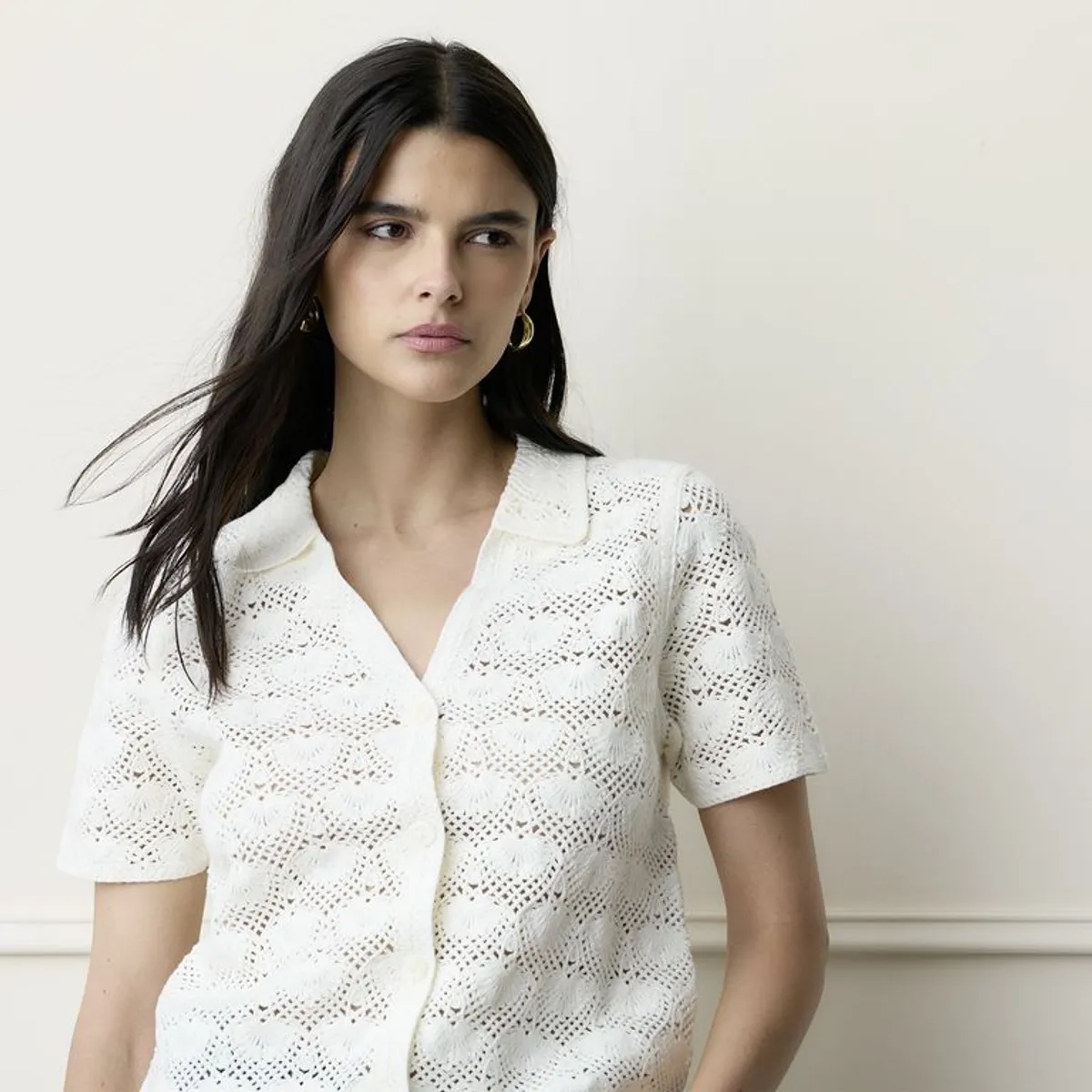 BASEMENT - Blusa Mujer Tejido de Algodón Basement 