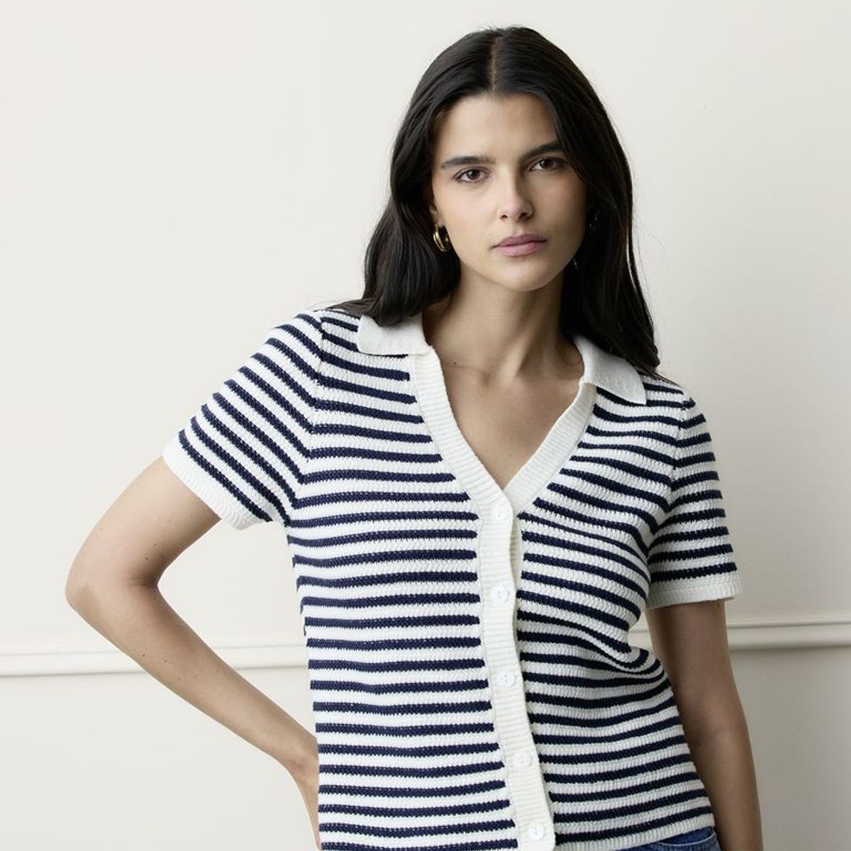 BASEMENT - Blusa Mujer Tejido de Algodón Basement 