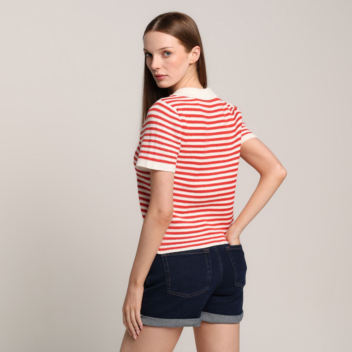 BASEMENT - Blusa Mujer Tejido de Algodón Basement 