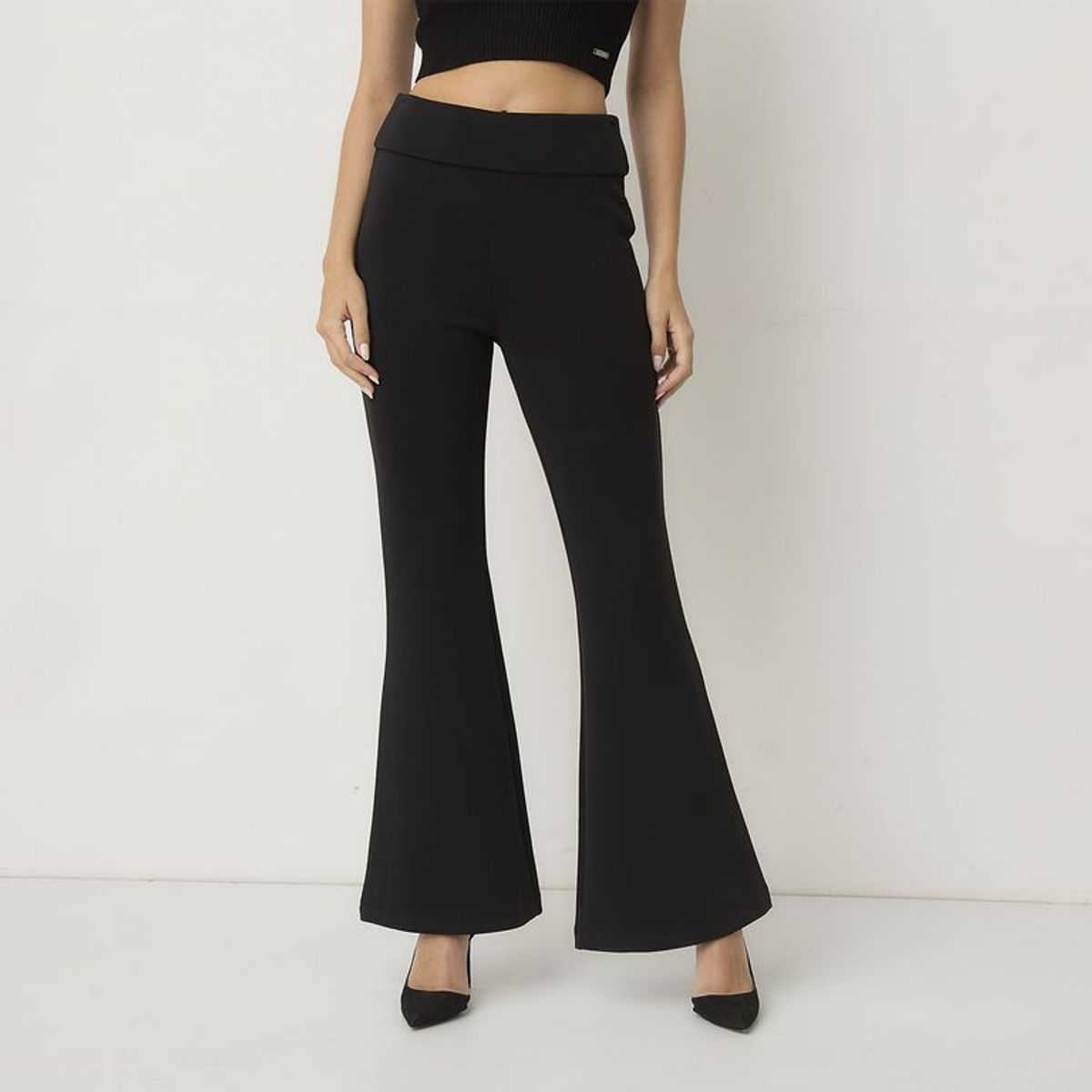 MOSSIMO - Pantalón Bota campana Mujer Tiro alto Mossimo