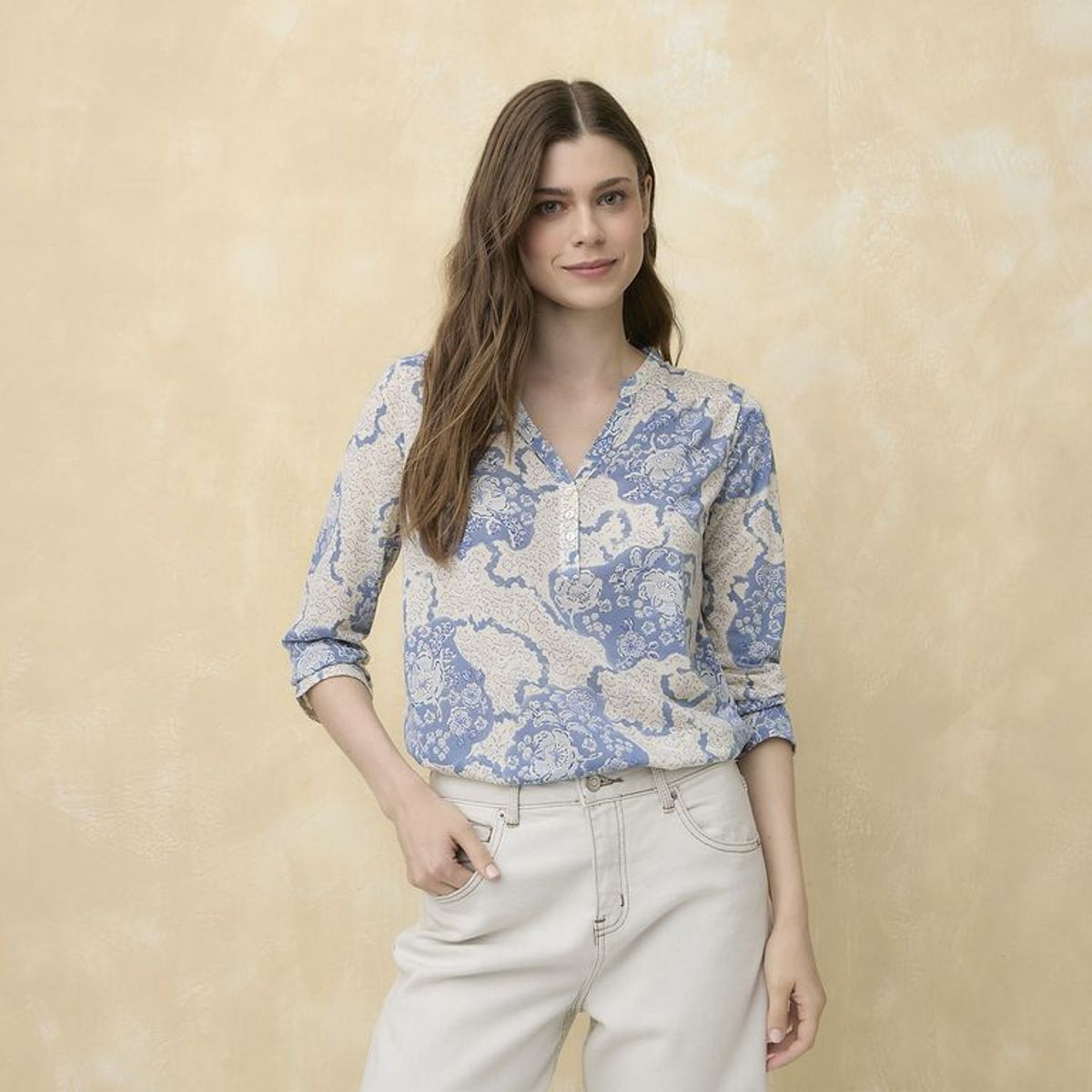 UNIVERSITY CLUB - Blusa Mujer Estampado Manga 3/4 University Club