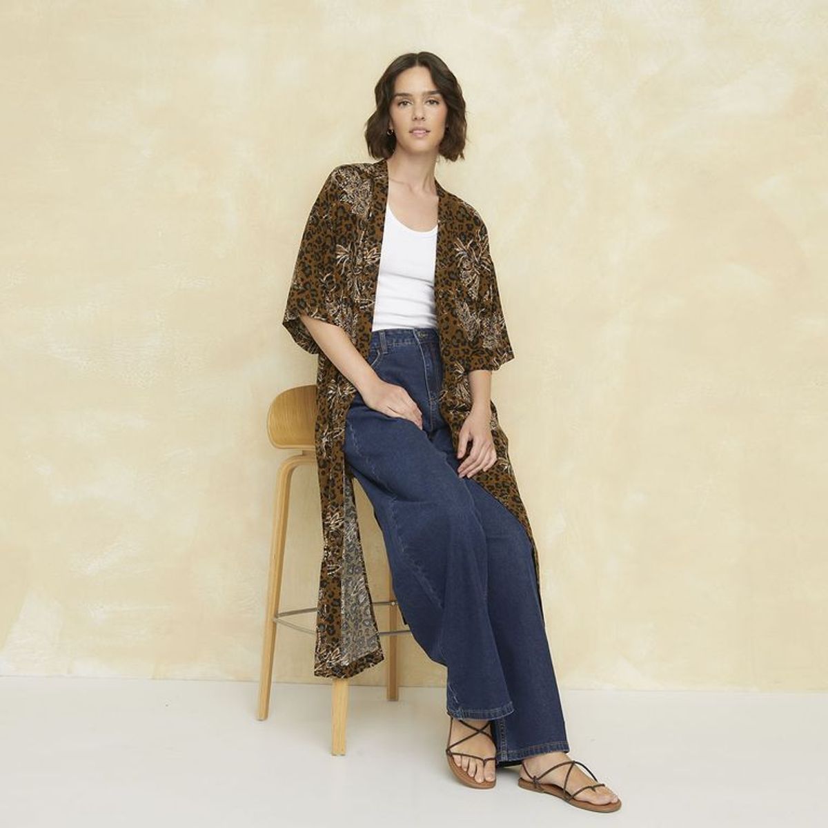 UNIVERSITY CLUB - Kimono Mujer con Estampado University Club