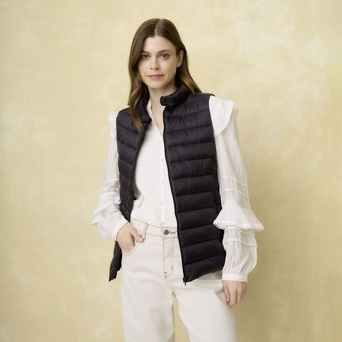 UNIVERSITY CLUB - Chaleco Mujer Acolchado Slim University Club