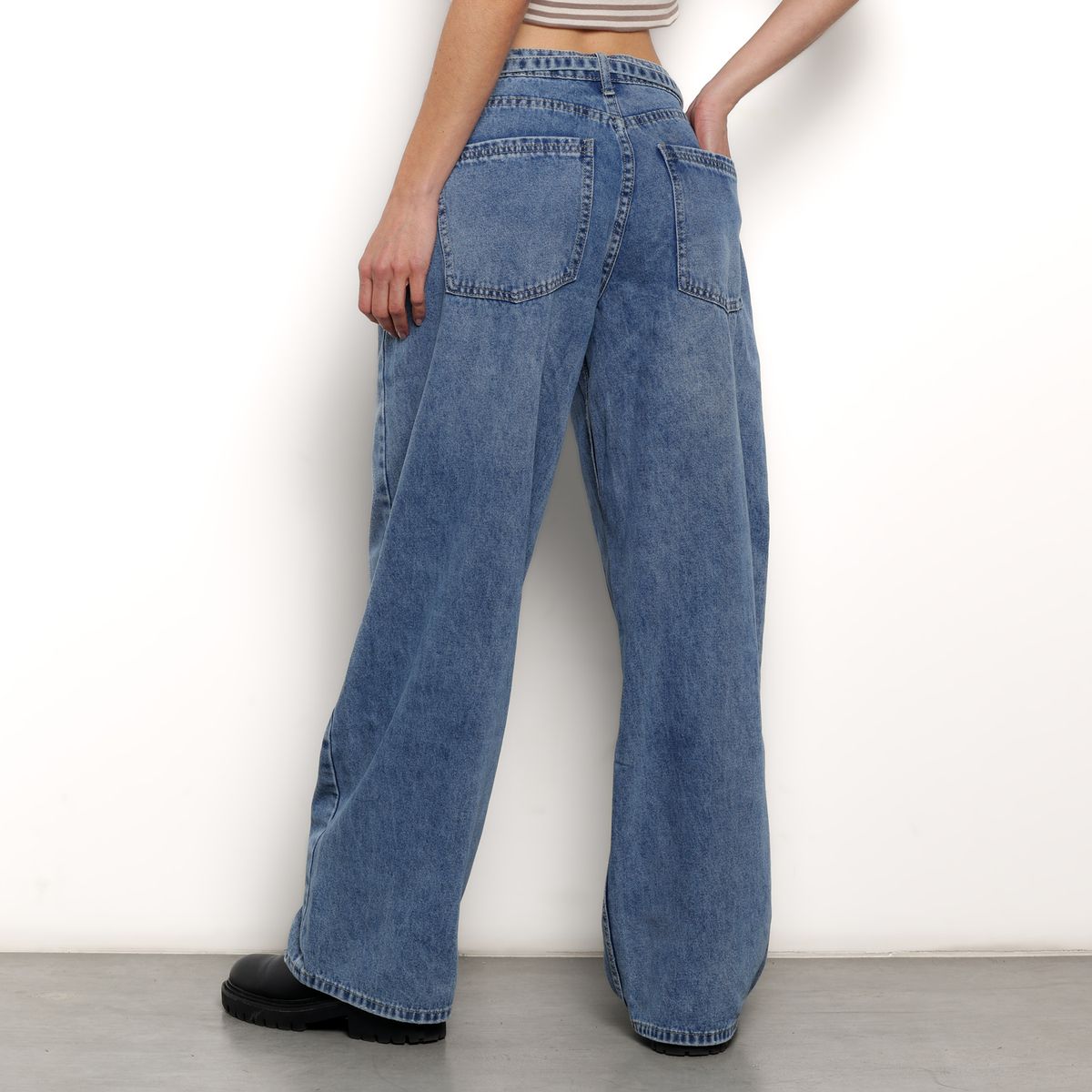 DENIMLAB - Jean Mom Mujer Tiro medio Denimlab
