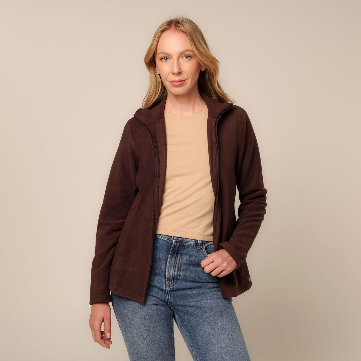 NEWPORT - Saco Polar Mujer Slim fit Newport