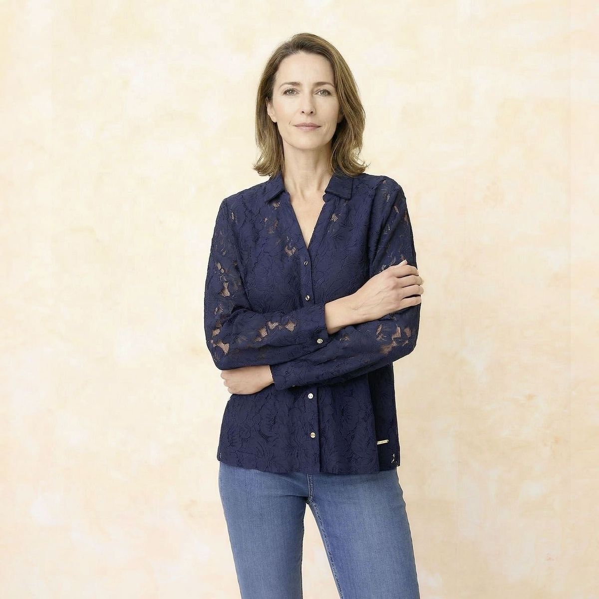 STEFANO COCCI - Blusa Mujer Manga larga de Algodón Stefano Cocci