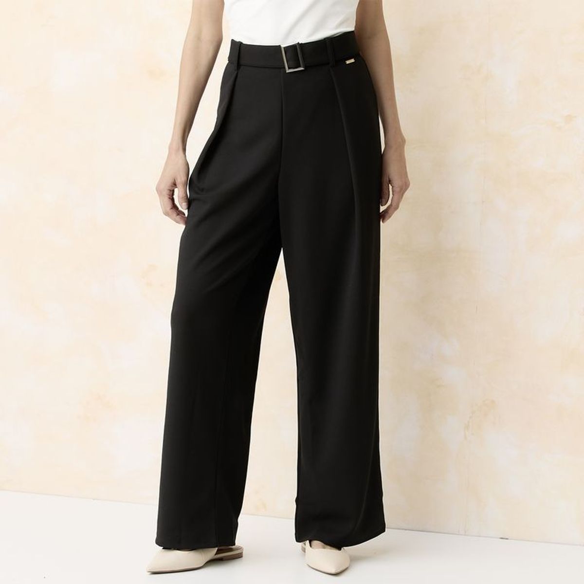 SOUTHLAND - Pantalón Recto Mujer Tiro alto Southland