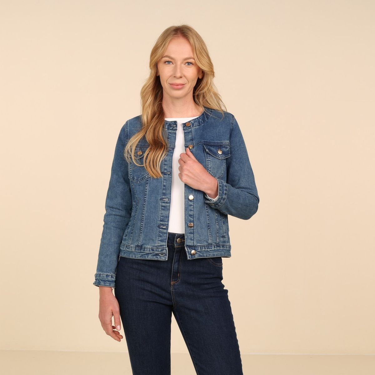 SOUTHLAND - Chaqueta de jean Mujer Slim Southland 