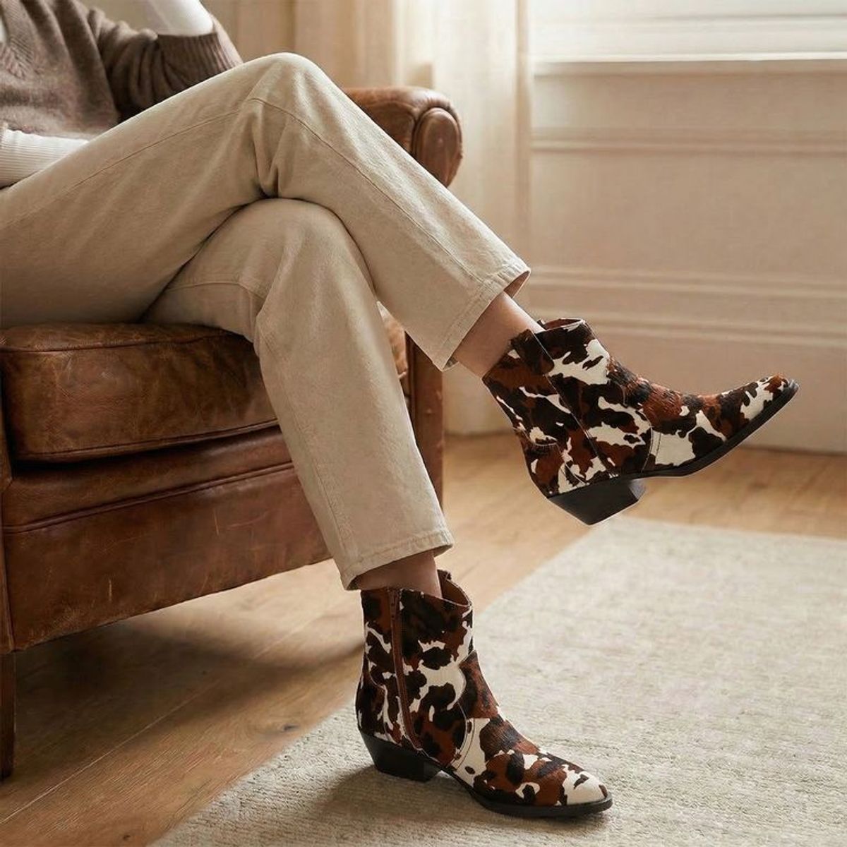 BASEMENT - Botas texanas para Mujer con tacón Cónico Tex Basement