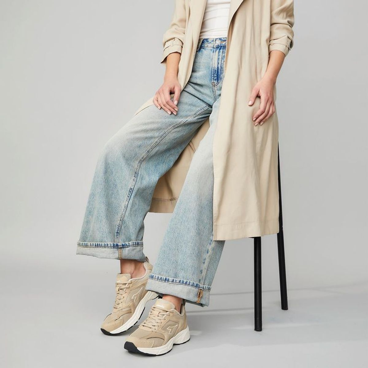 DIADORA - Tenis Diadora Mujer Moda Retrace Café