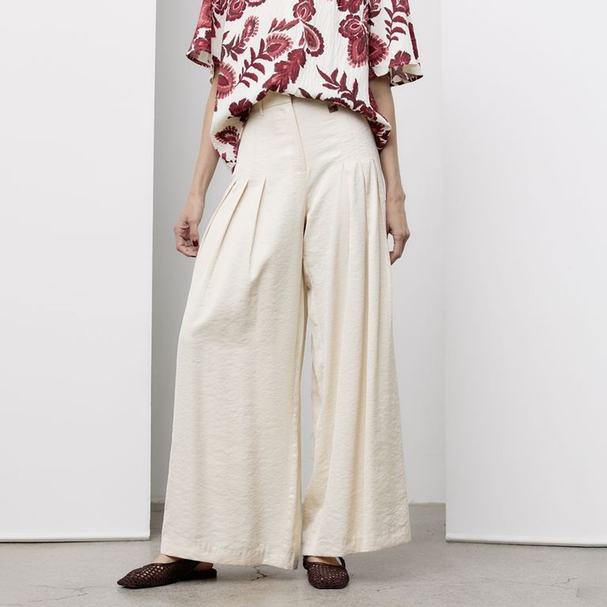 APOLOGY - Pantalón Palazzo Mujer Tiro alto Apology