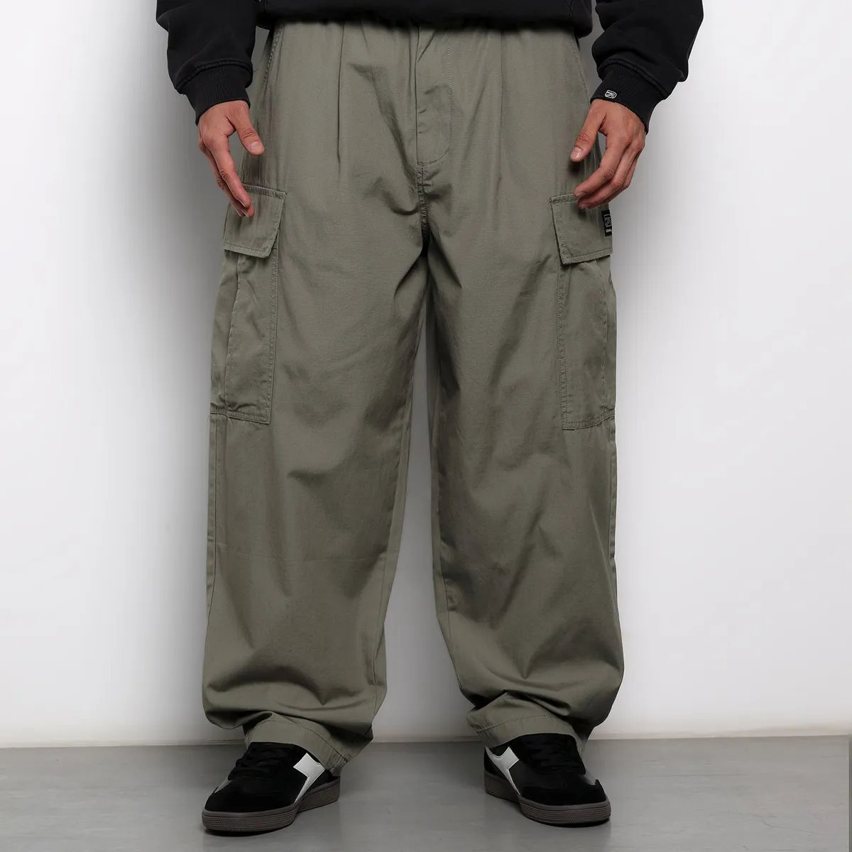 DENIMLAB - Pantalón Cargo Hombre Baggy Denimlab Largo 32