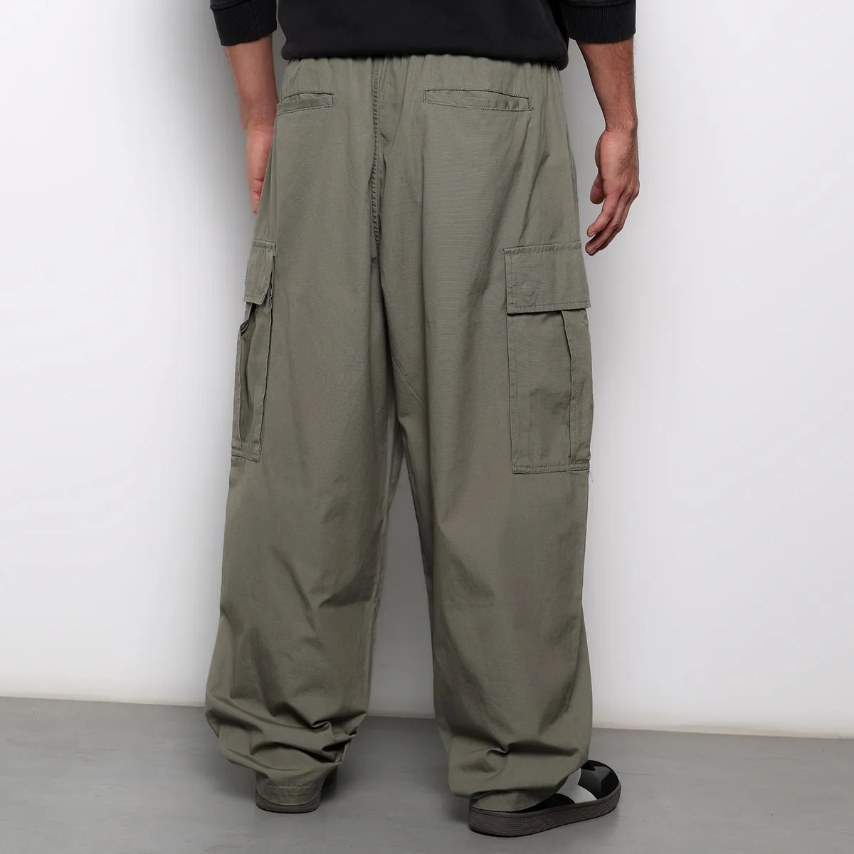 DENIMLAB - Pantalón Cargo Hombre Baggy Denimlab Largo 32