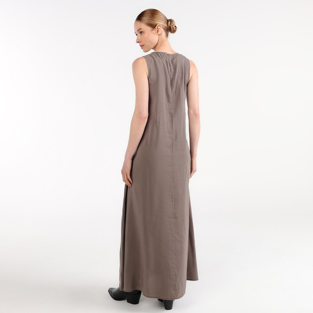 BASEMENT - Vestido Mujer Largo Casual Basement