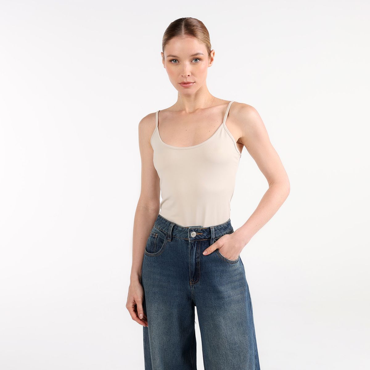 BASEMENT - Top esqueleto Mujer  Sin mangas Basement 
