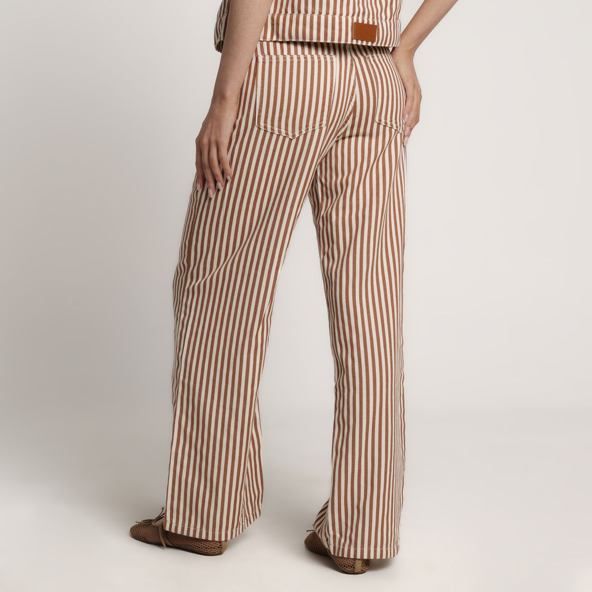 BASEMENT - Pantalón Recto Mujer Tiro medio Basement