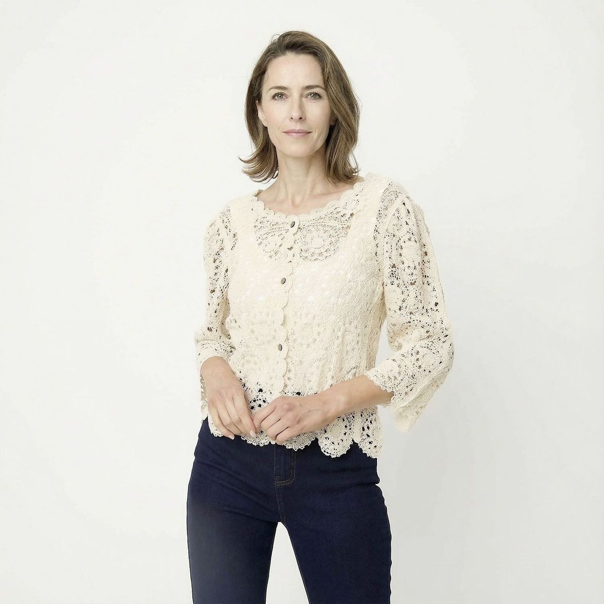 NEWPORT - Cardigan Mujer Slim fit Newport