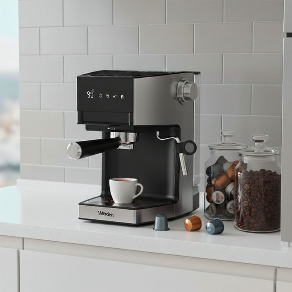 WURDEN - Cafetera de Espresso Wurdem WCM-ESPRESSO3