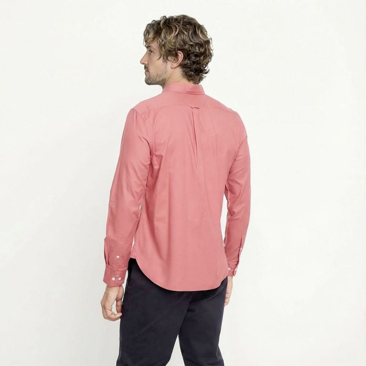 CASCAIS - Camisa Hombre con Logo Manga Larga de Algodón Cascais.