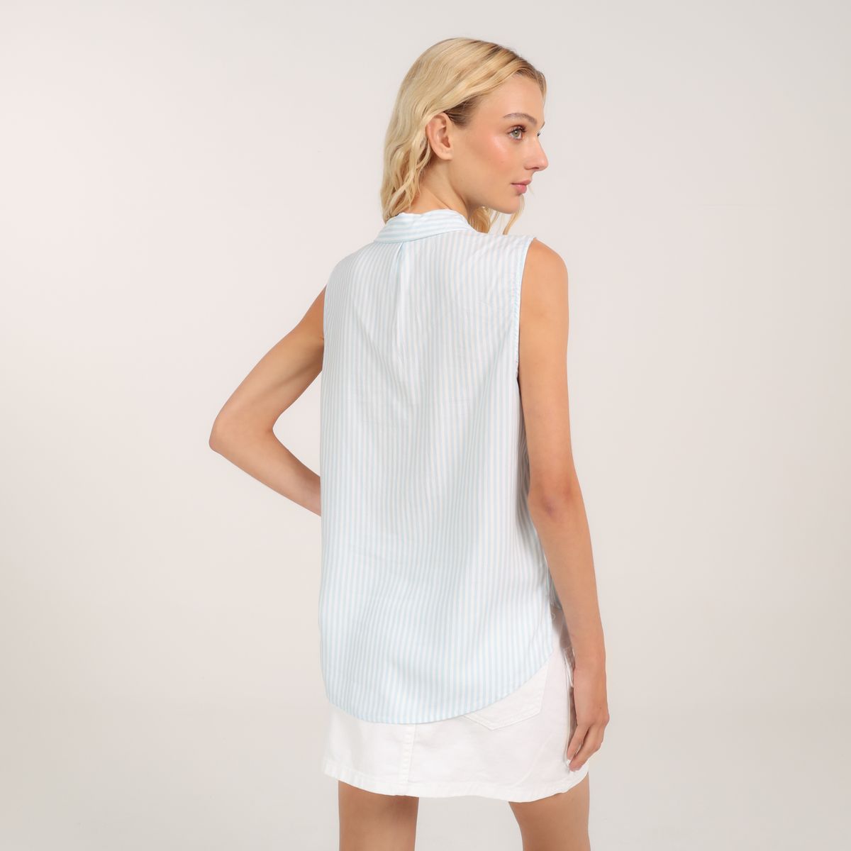 SYBILLA - Blusa Mujer Sin mangas Sybilla