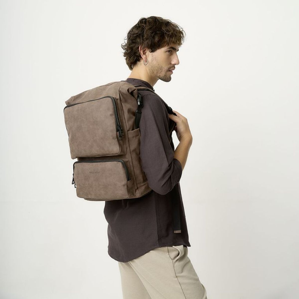BASEMENT - Morral Hombre Basement Estilo mochila BAG PU W26