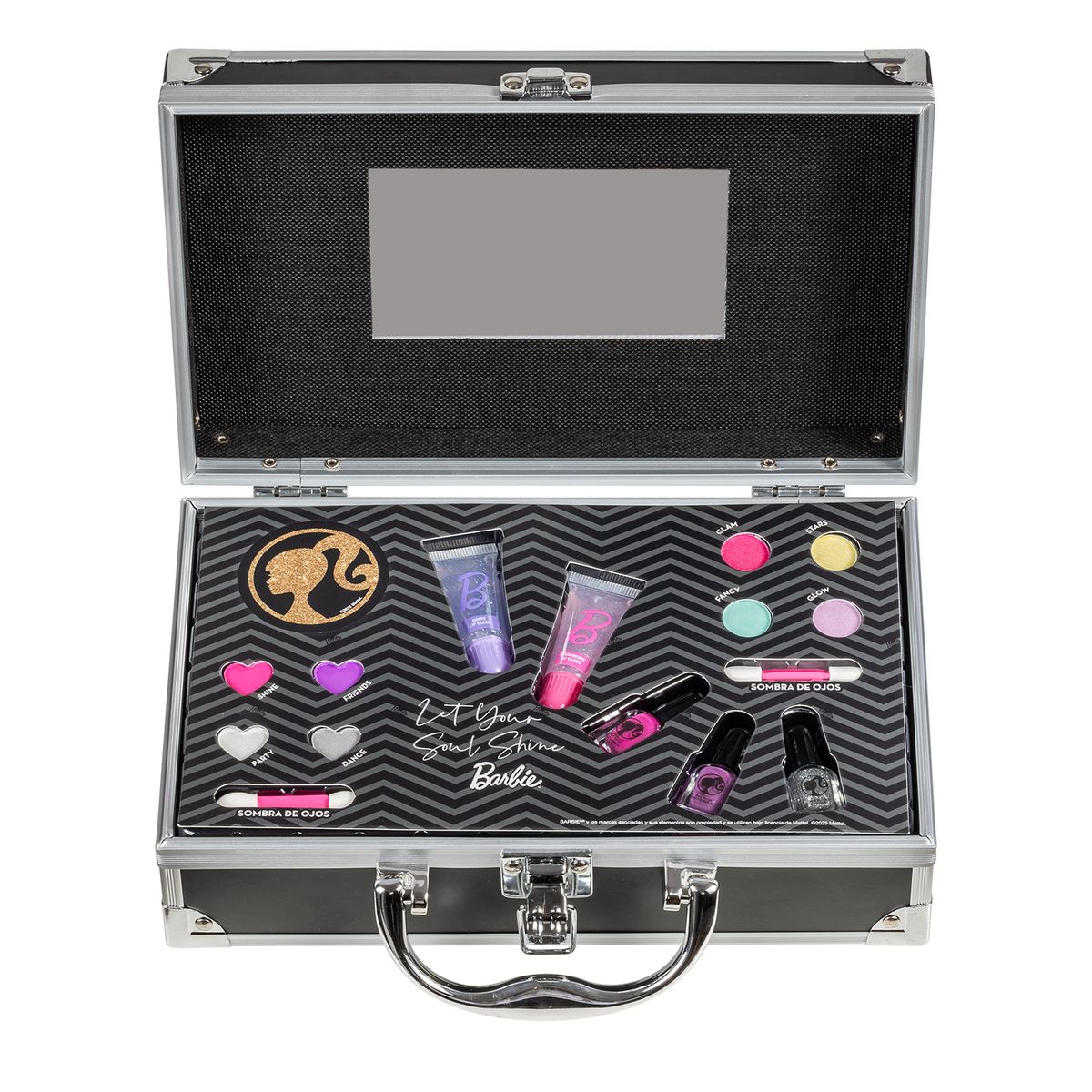 BARBIE - Maquillaje Barbie: Set de maquillaje con maletín