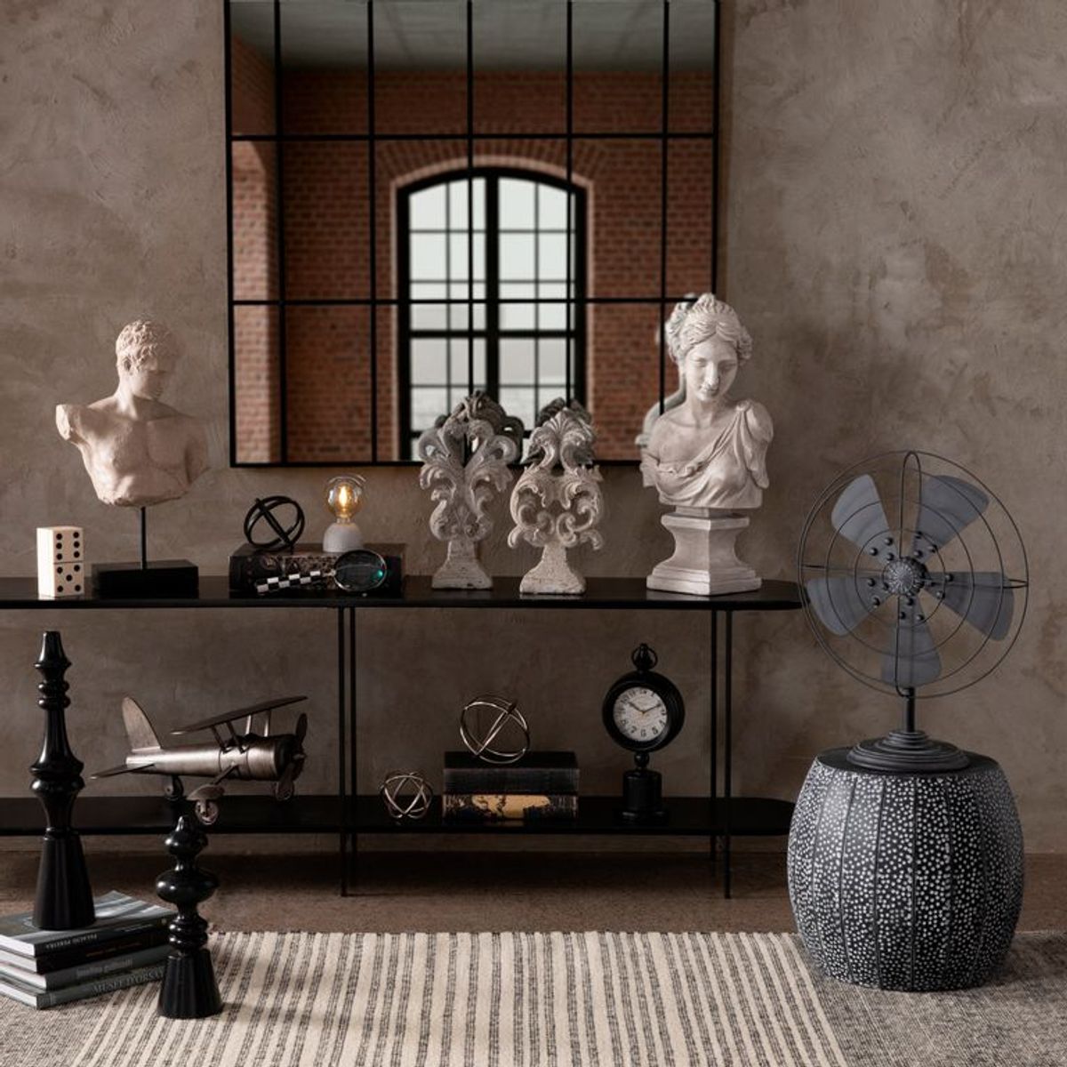 BASEMENT HOME - Adorno Acero 50 cm 40 cm Basement Home