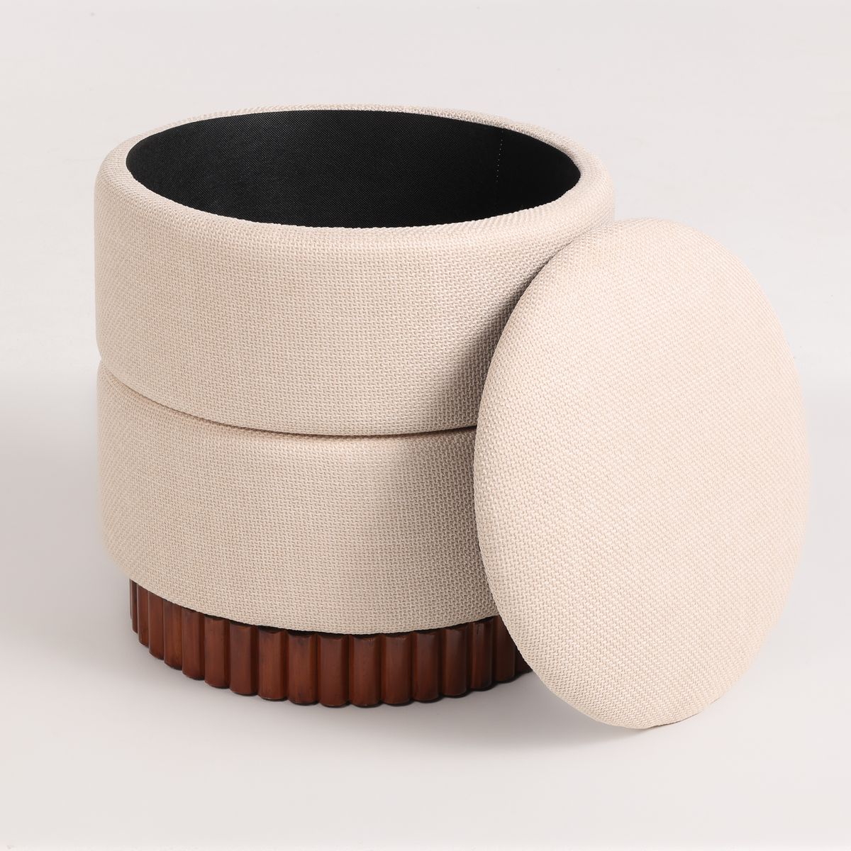 BASEMENT HOME - Puff Redondo Giratorio 43cm