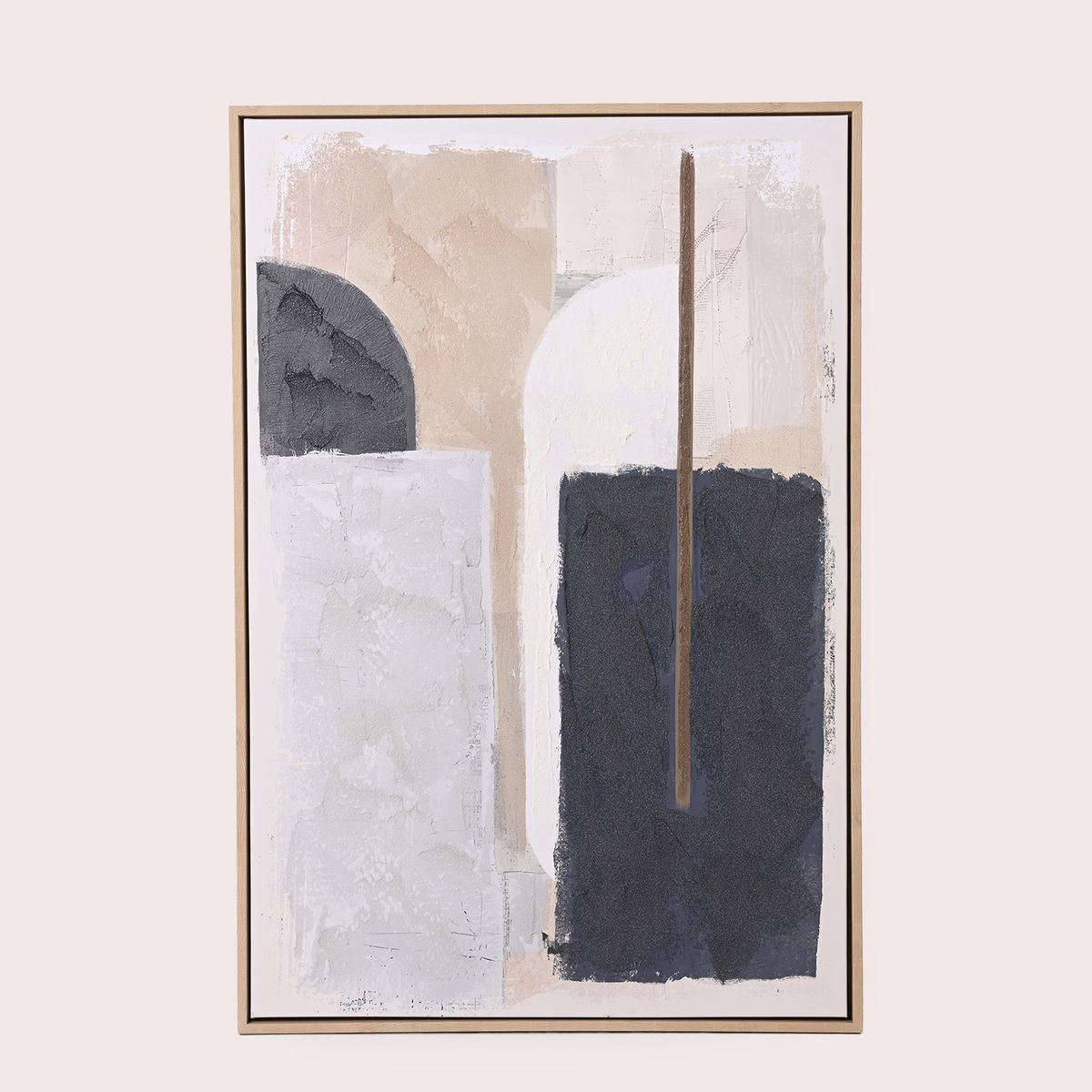 BASEMENT HOME - Cuadro Abstracto Azul 60x90cm