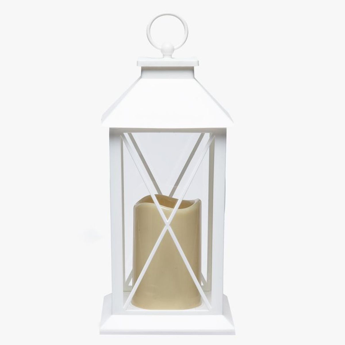 MICA - Farol Cruz 28.5X14 cm Adorno Decorativo Mica