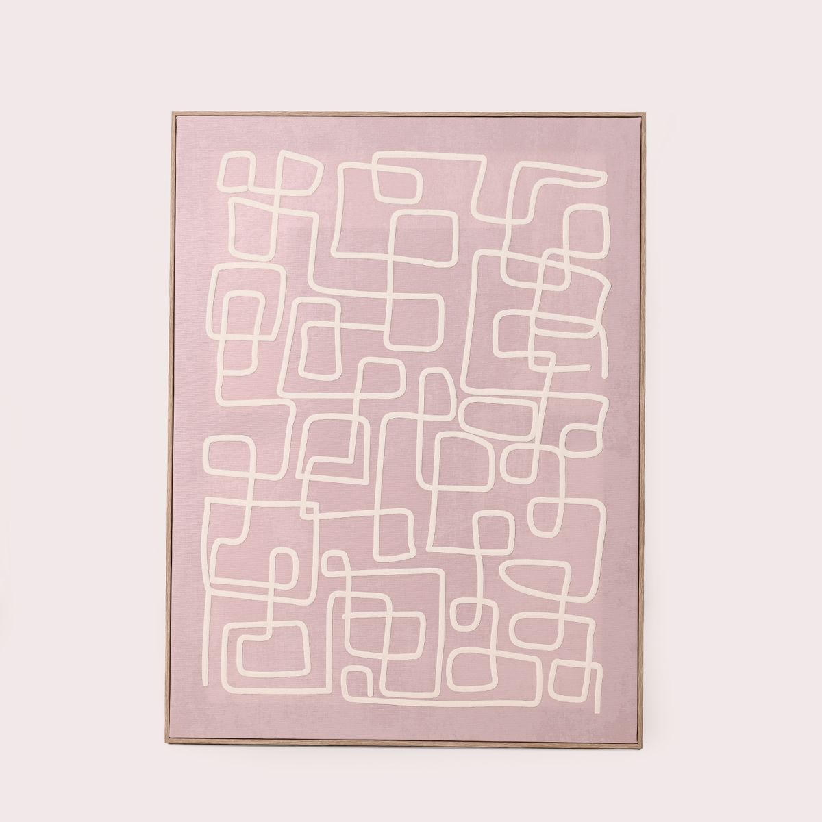 BASEMENT HOME - Cuadro Líneas Beige 60x80cm