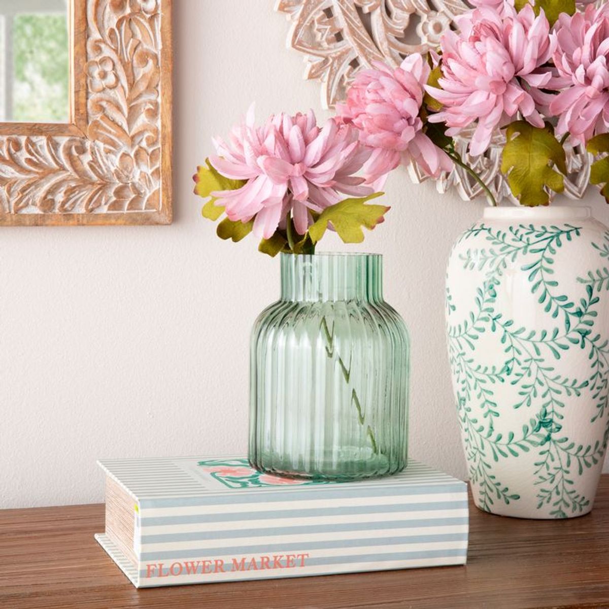 ROBERTA ALLEN - Jarrón Vidrio 13 cm 18 cm Roberta Allen