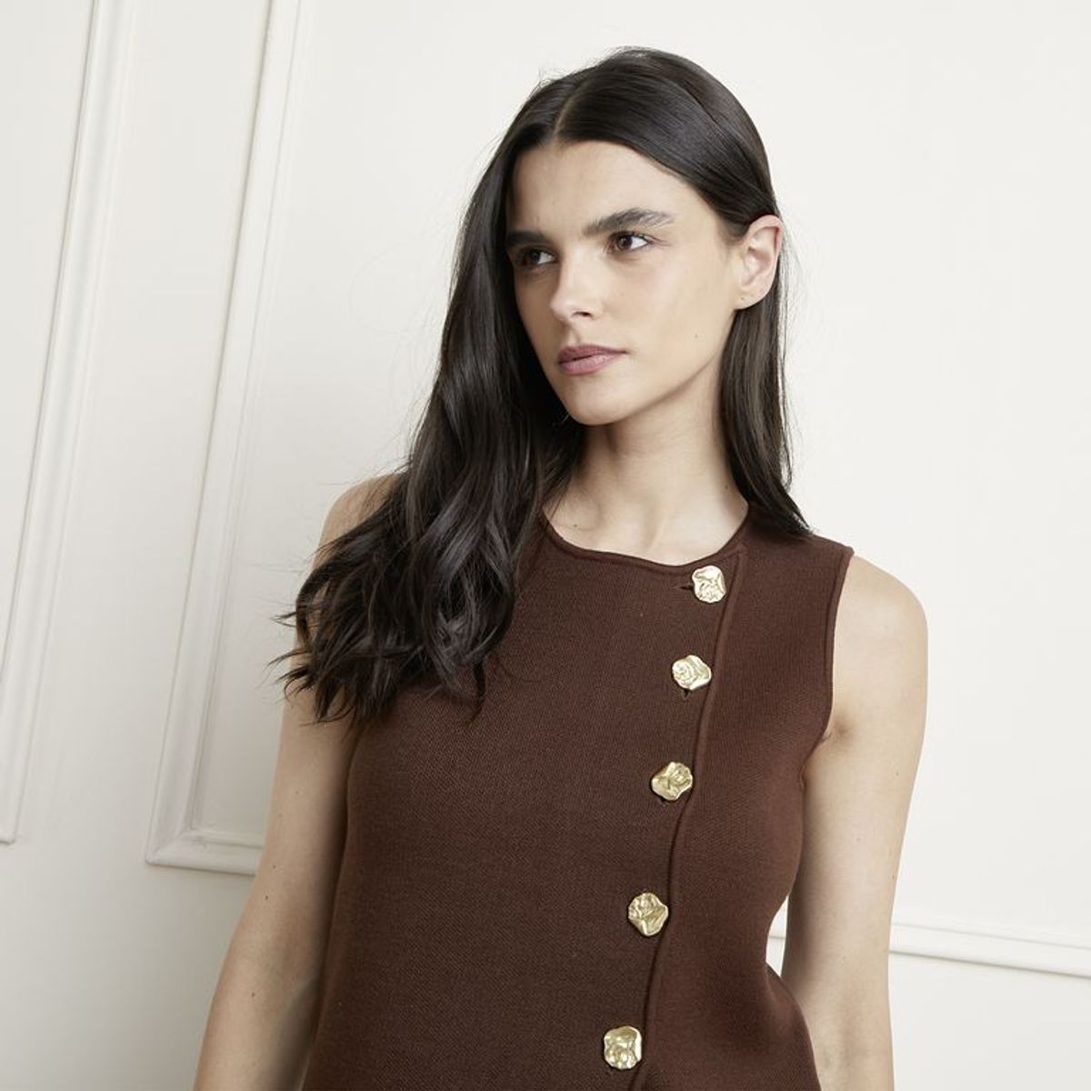 BASEMENT - Chaleco Mujer Slim Basement