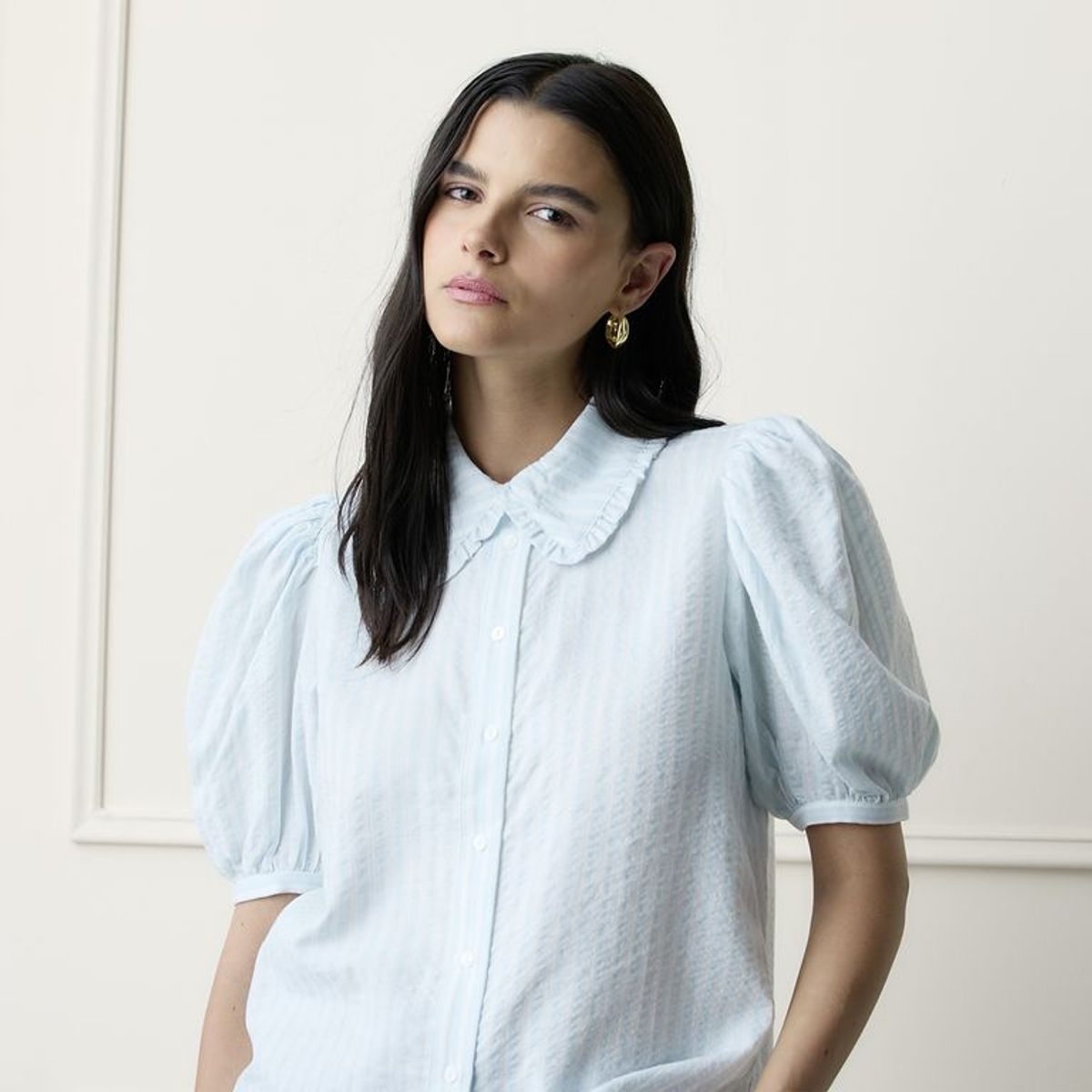 BASEMENT - Blusa Mujer Manga corta Basement