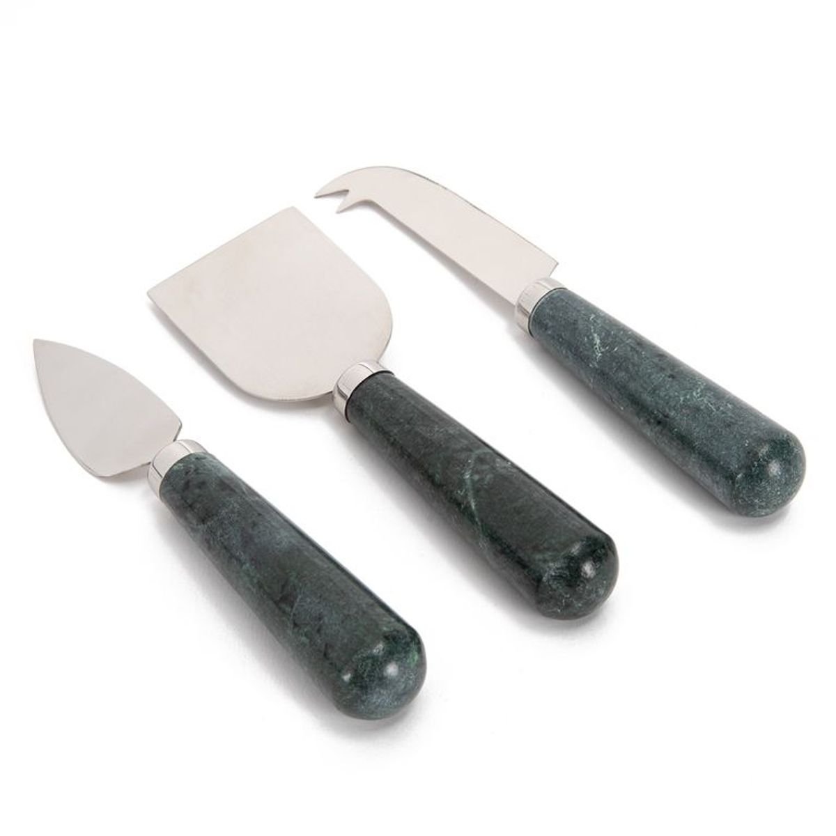 CASA CANTABRIA - SETX3 CUCHILLOS QUESO MARBLE GREEN