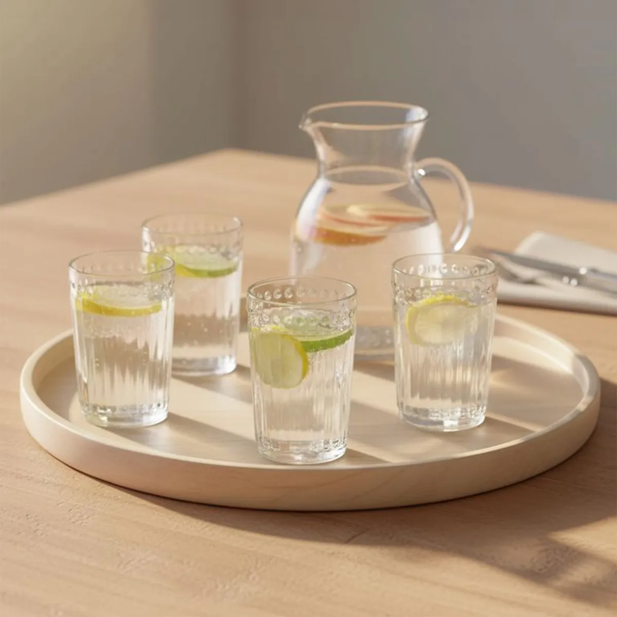 ROBERTA ALLEN - VASO CLEAR ROMA SET4
