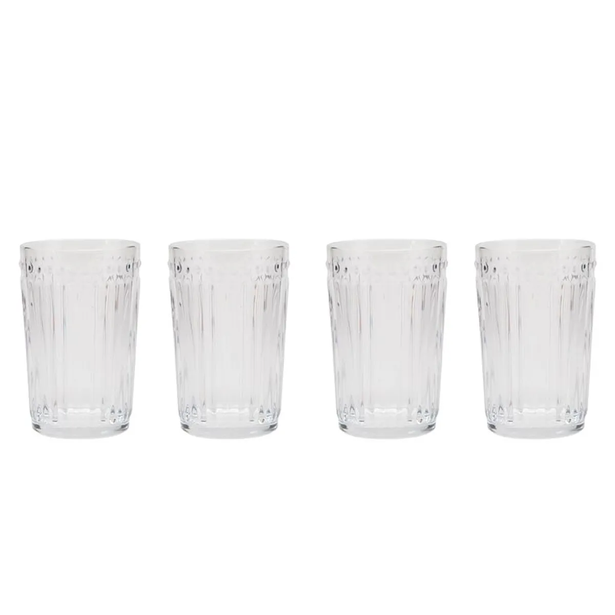 ROBERTA ALLEN - VASO CLEAR ROMA SET4