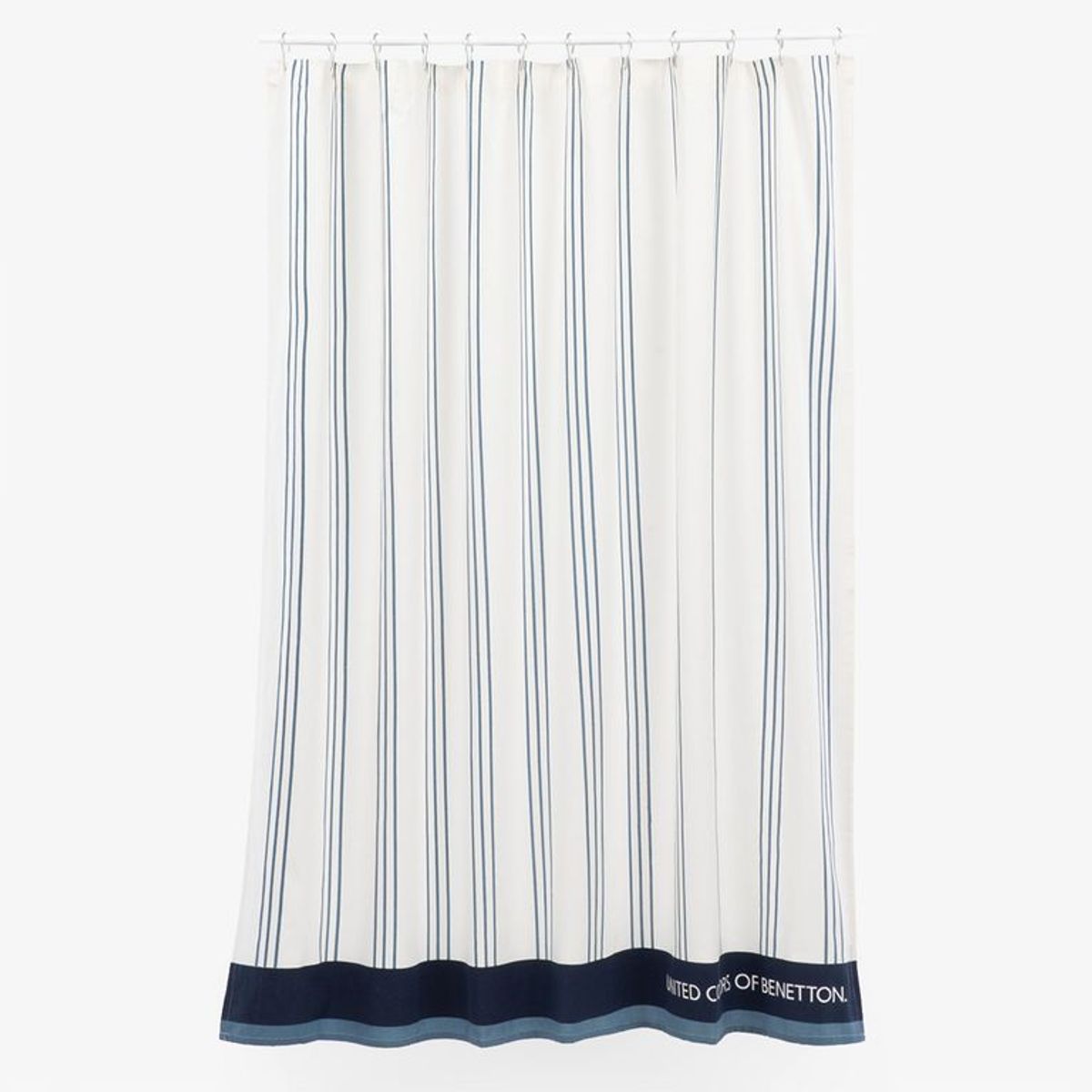 BENETTON - Cortina Blanca 180X180 cm Benetton