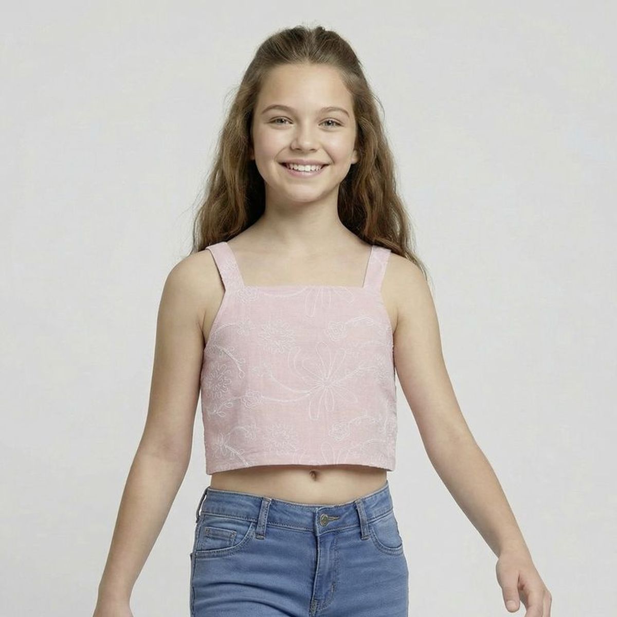 ELV - Top para Niña de Algodón Elv