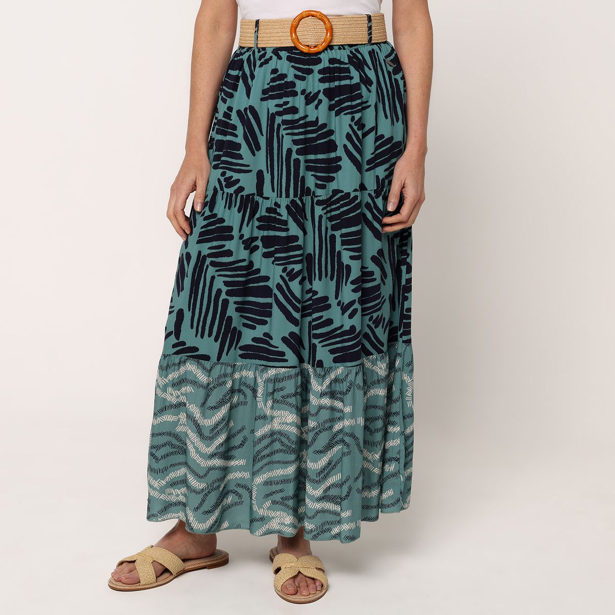 NEWPORT - Falda Midi Mujer Newport