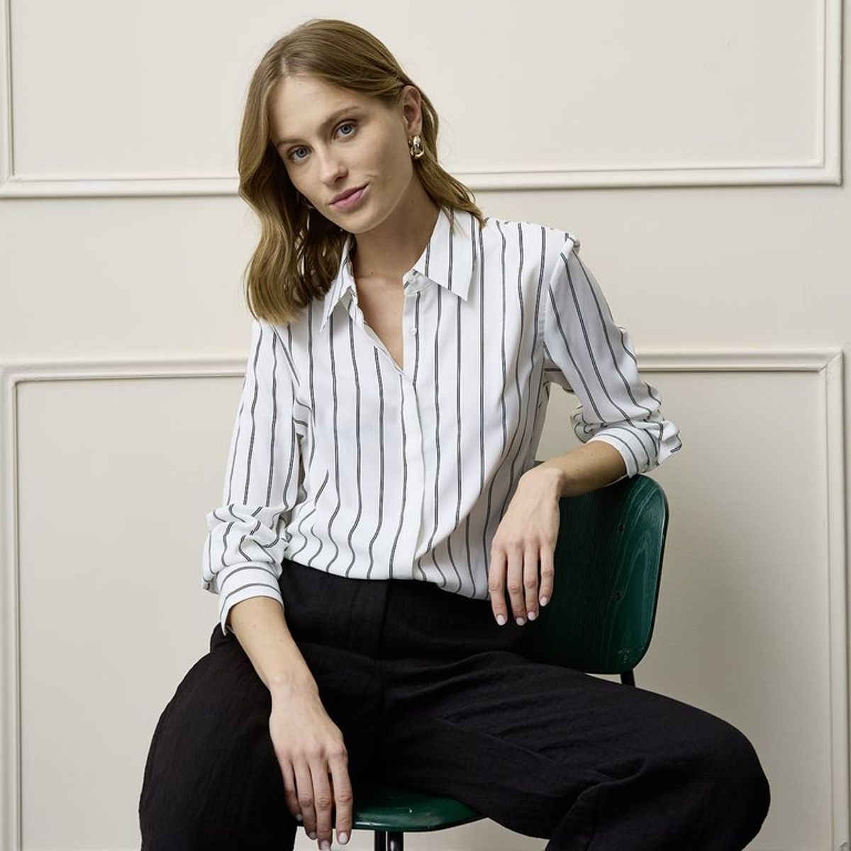 BASEMENT - Camisa Mujer Manga larga Basement