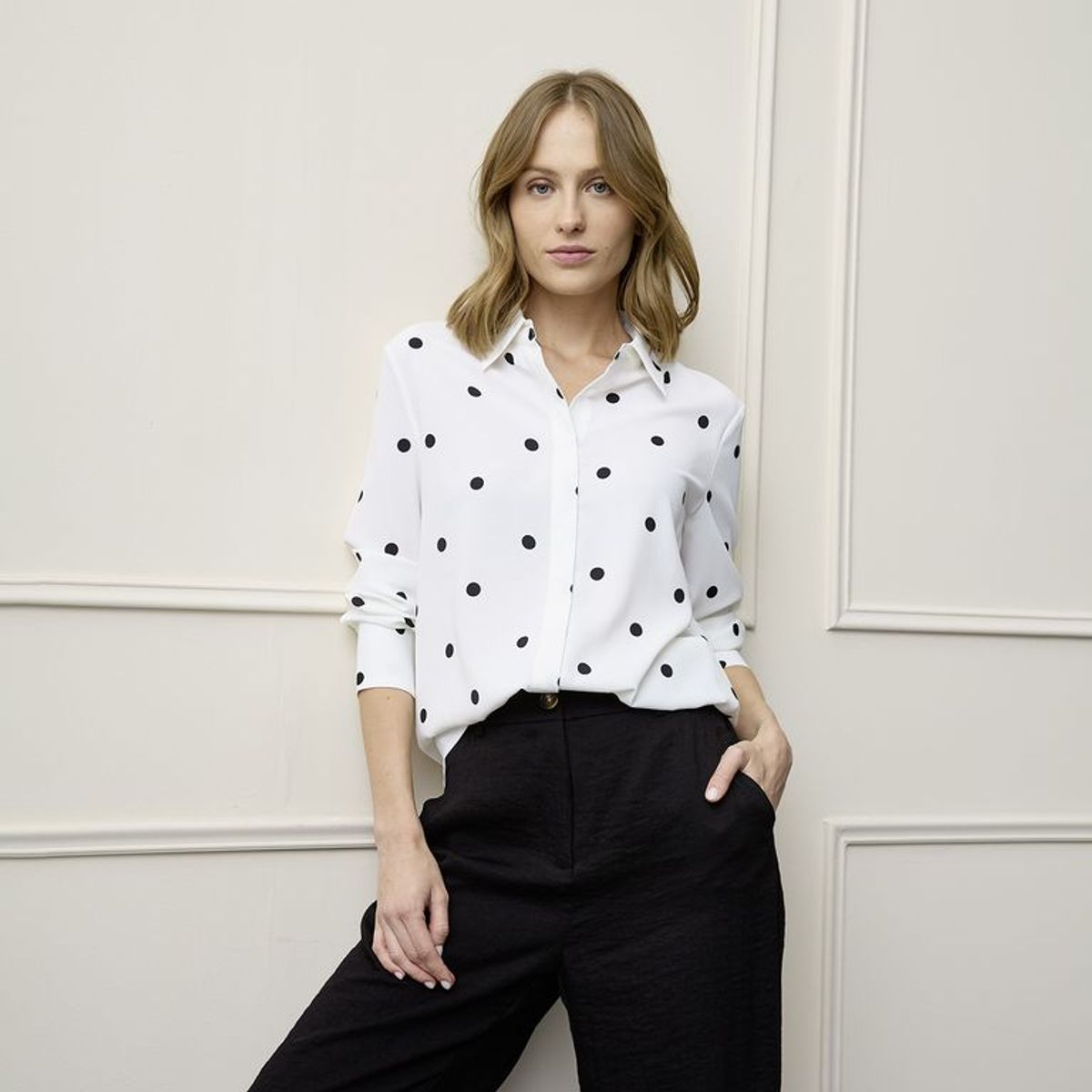 BASEMENT - Camisa Mujer Manga larga Basement