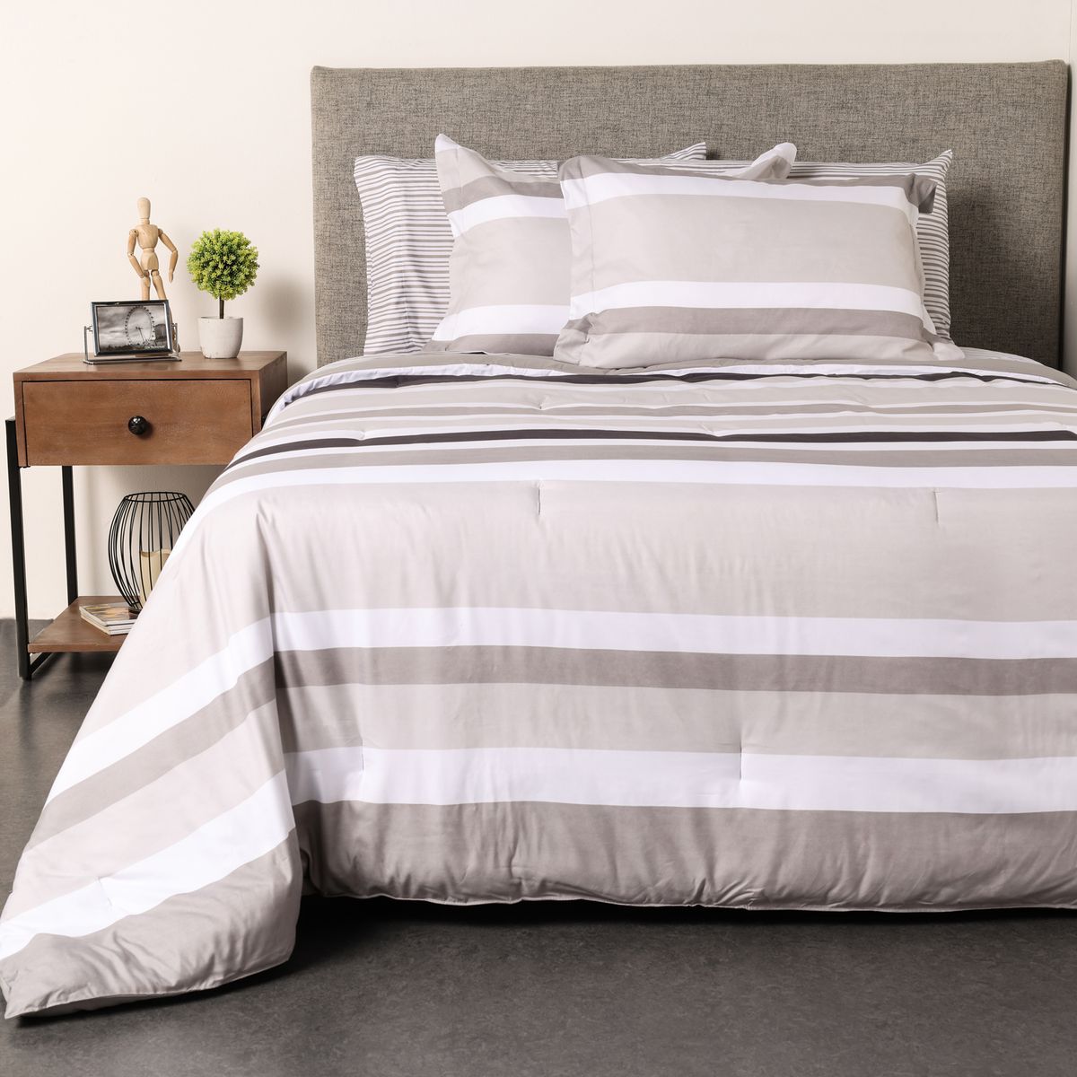 NAUTICA - Juego de Cama Nautica: incluye 1 Comforter, 2 Fundas de almohada, 1 Sábana encimera, 1 Sábana bajera ajustable, 2 Fundas de almohada