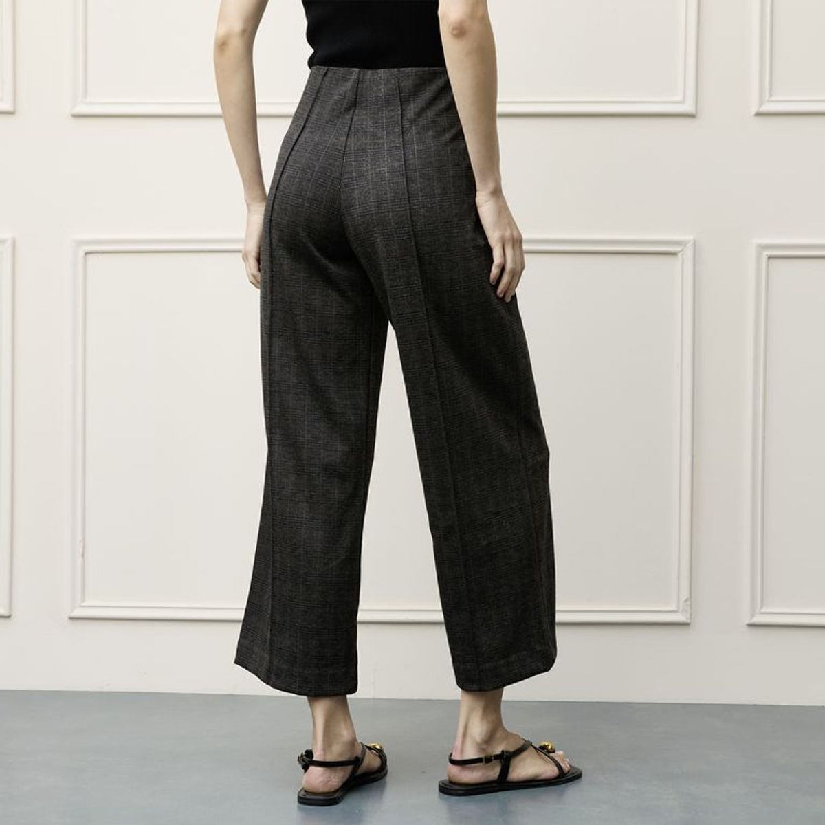BASEMENT - Pantalón Wide leg Mujer Tiro medio Basement