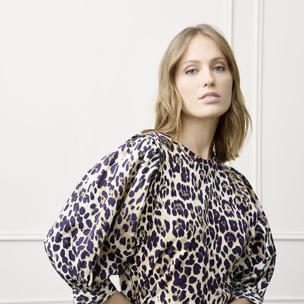 BASEMENT - Blusa Mujer Manga 3/4 de Algodón Basement